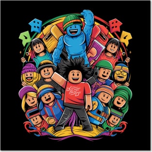 Roblox Vibrant Posters and Art